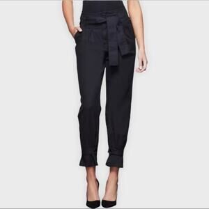 Good American Paperbag Waist Ankle Trouser Pants Size: 12